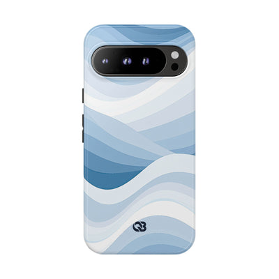 Blue Tough Phone Case for Google Pixel - Glacial Indigo Flow