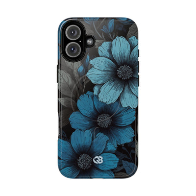 Obsidian Blue Petals · Tough+ Phone Case for iPhone · Magsafe