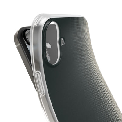 Grey Lite Phone Case for iPhone - Charcoal Tech Grid