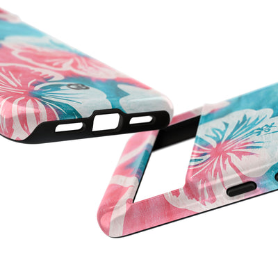 Tropical Hibiscus Bloom · Tough Phone Case for Pixel ·  Teal