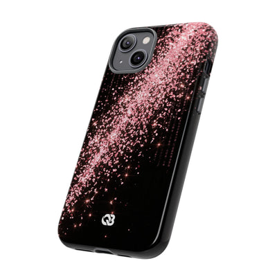 Rose Digital Cascade · Tough Phone Case for iPhone · Pink