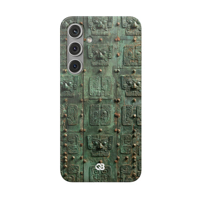 Dynastic Bronze Relief · Lite Phone Case for Samsung · Green