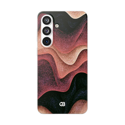 Rose Contour Waves · Lite Phone Case for Samsung · Pink