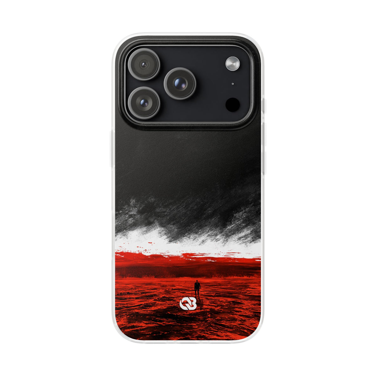 Crimson Horizon · Lite Phone Case for iPhone ·  Black