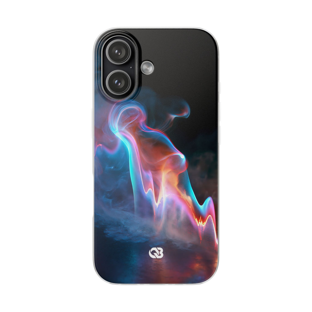 Neon Waveform · Lite Phone Case for iPhone ·  Black