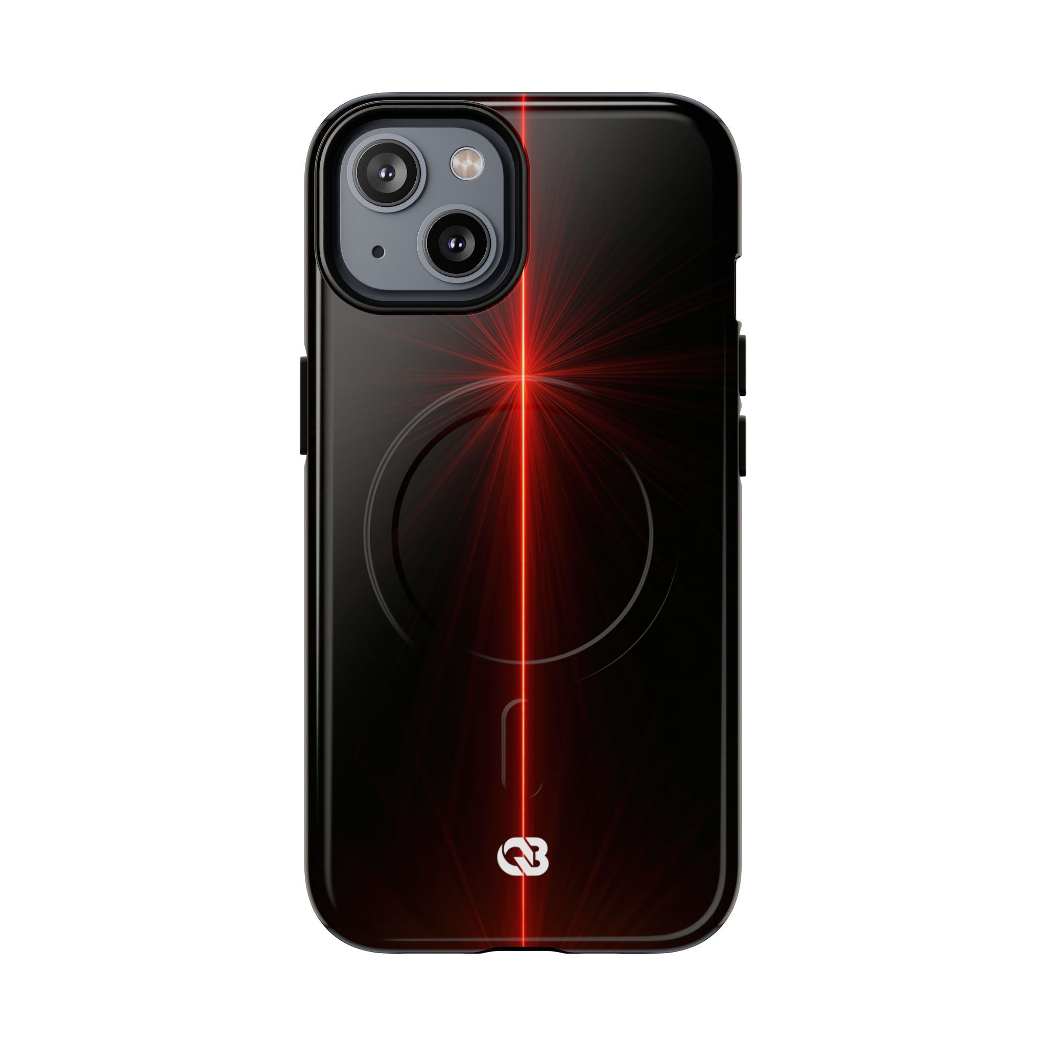 Red Tough 2.0 Magsafe Phone Case for iPhone - Crimson Flare Vector