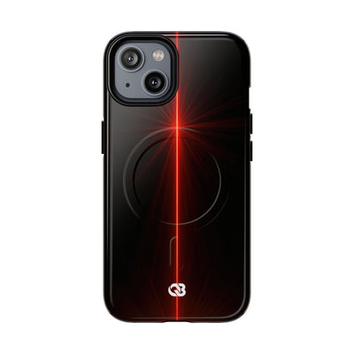 Red Tough 2.0 Magsafe Phone Case for iPhone - Crimson Flare Vector