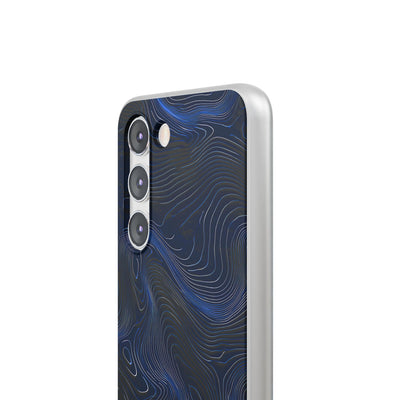 Blue Lite Phone Case for Samsung - Cobalt Contour Ridge