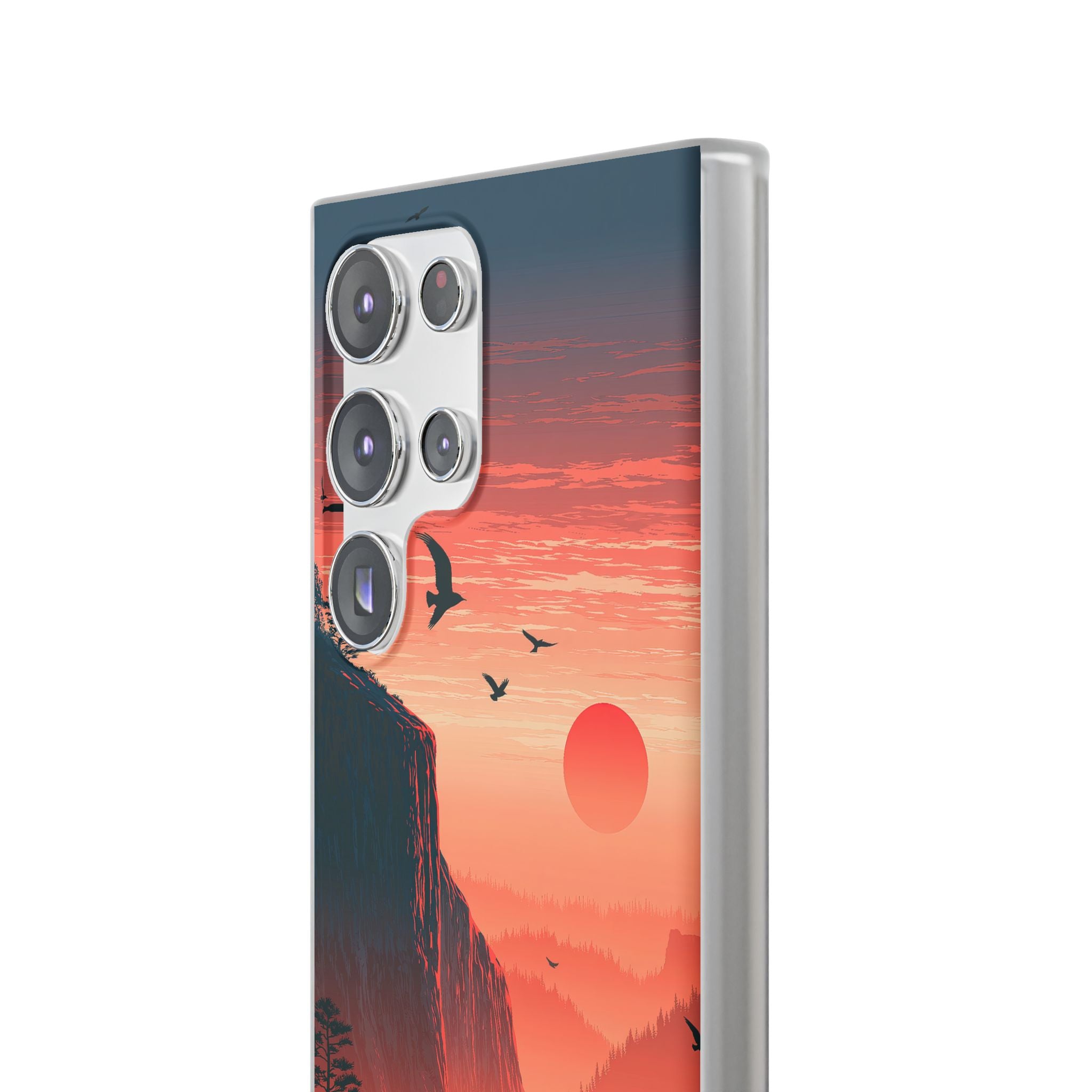 Orange Lite Phone Case for Samsung - Crimson Ridge Flight