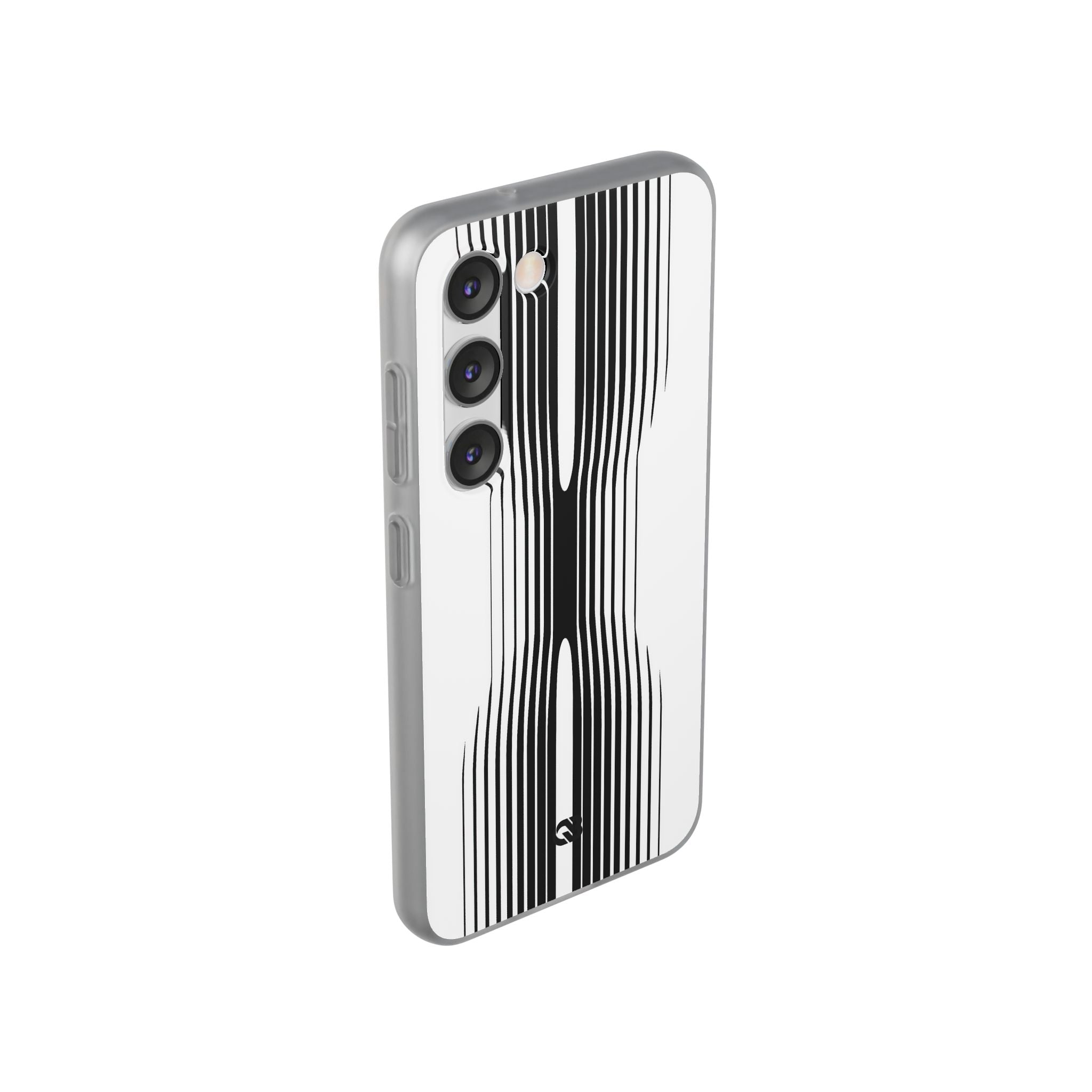 White Lite Phone Case for Samsung - Kinetic Mono Distortion
