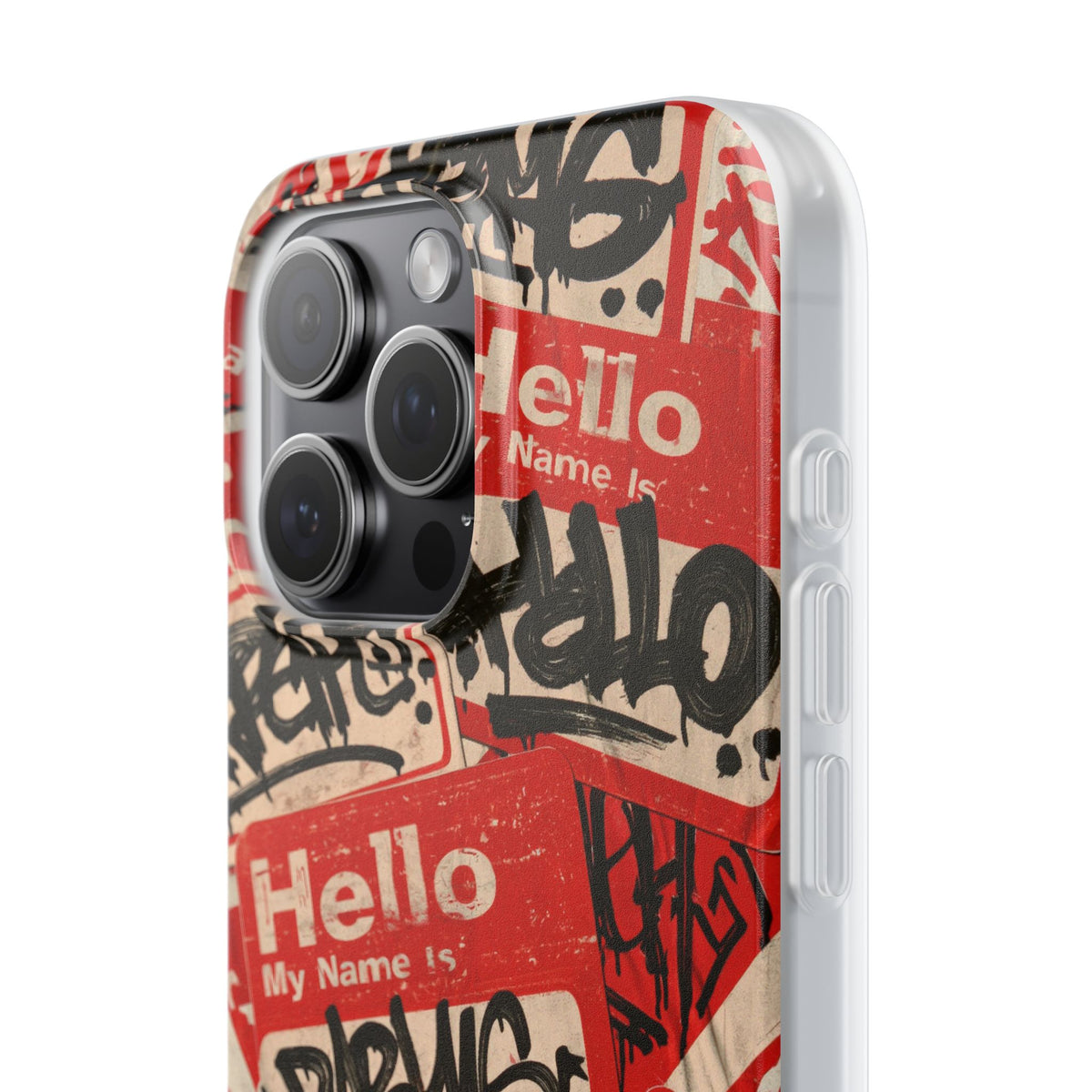 Slap Tag Collage · Lite Phone Case for iPhone ·  Red