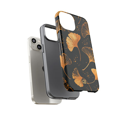 Gilded Ginkgo · Tough Phone Case for iPhone · Gold