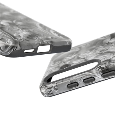 Rococo Marble Rose · Tough Phone Case for Samsung · White