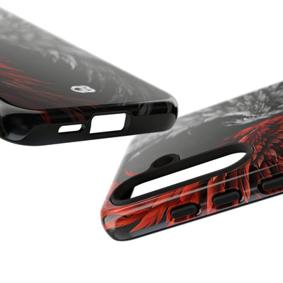 Split Crimson Wing · Tough Handyhülle für Samsung