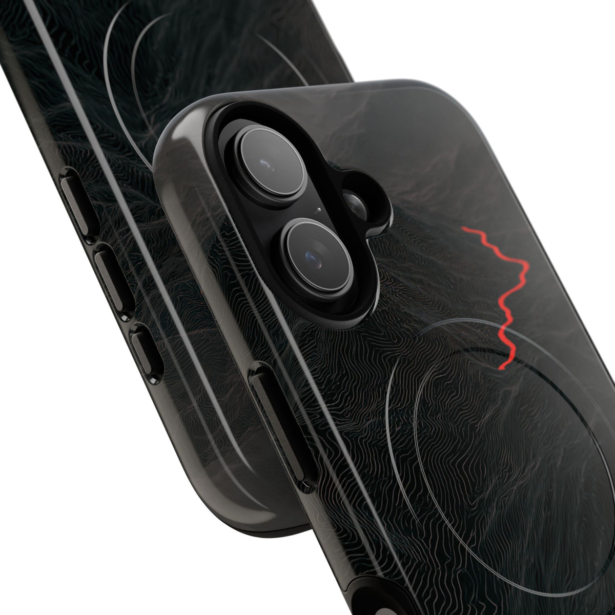Crimson Ridge Pass · Tough 2.0 Magnetic Phone Case for iPhone · Black