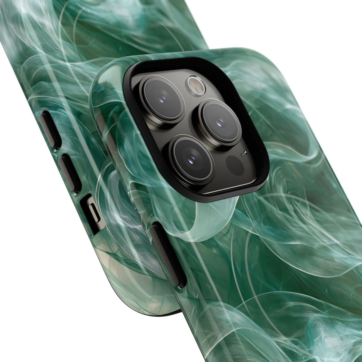 Translucent Aqua Flow · Tough 2.0 Magnetic Phone Case for iPhone · Teal