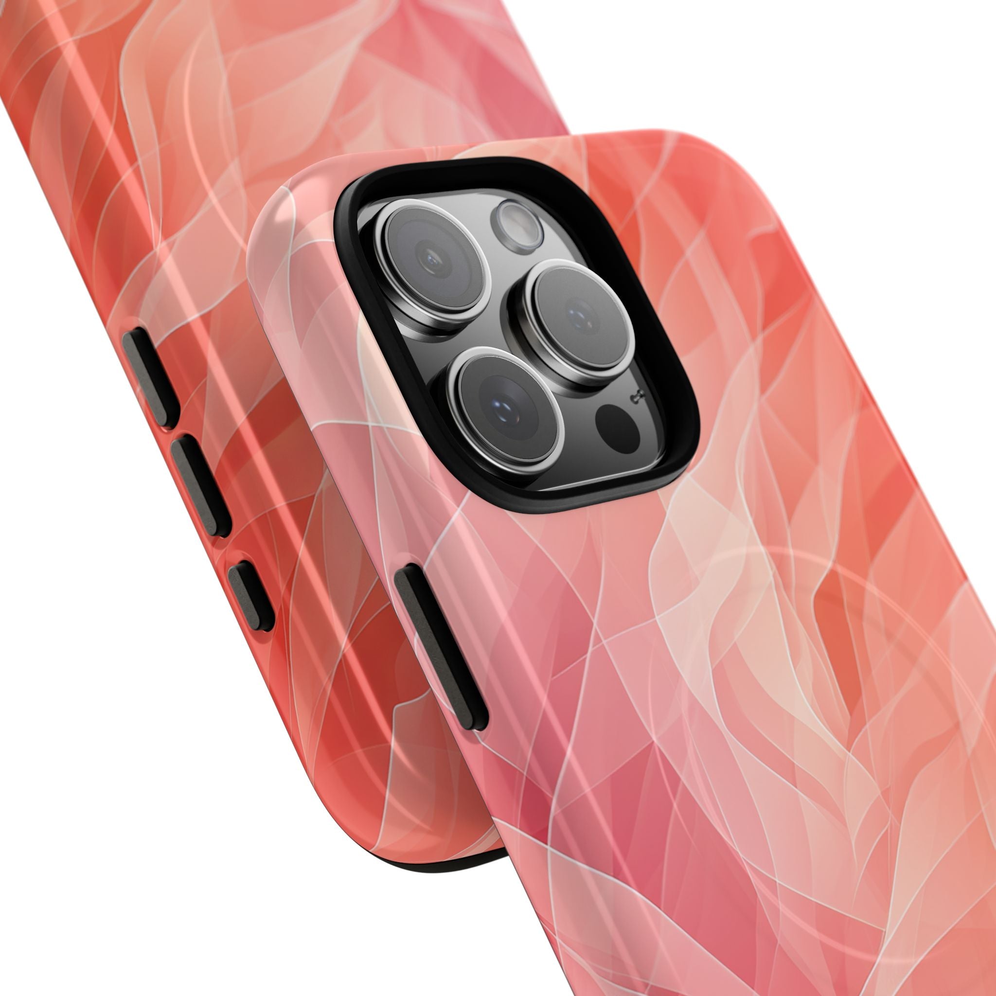 Peach Wave Drift iPhone 16 Pro Max Case - Tough+