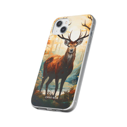 Glowing Stag iPhone 14 Plus Case - Soft - CASE•BOB
