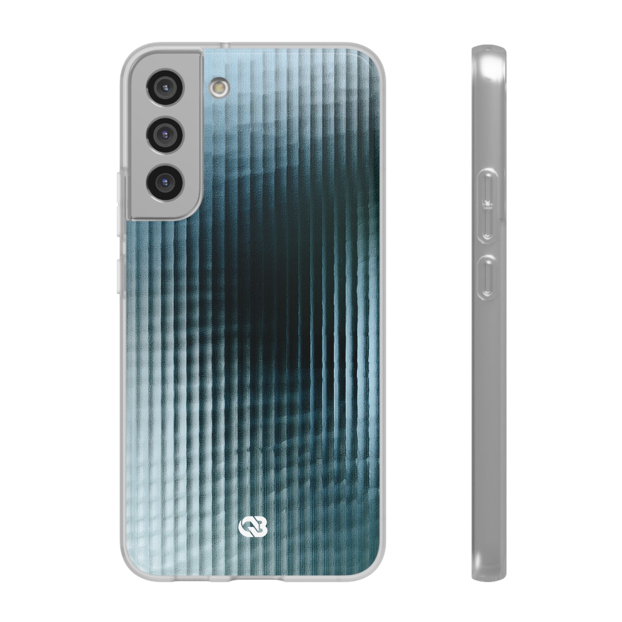 Blue Lite Phone Case for Samsung - Glacial Reeded Glass