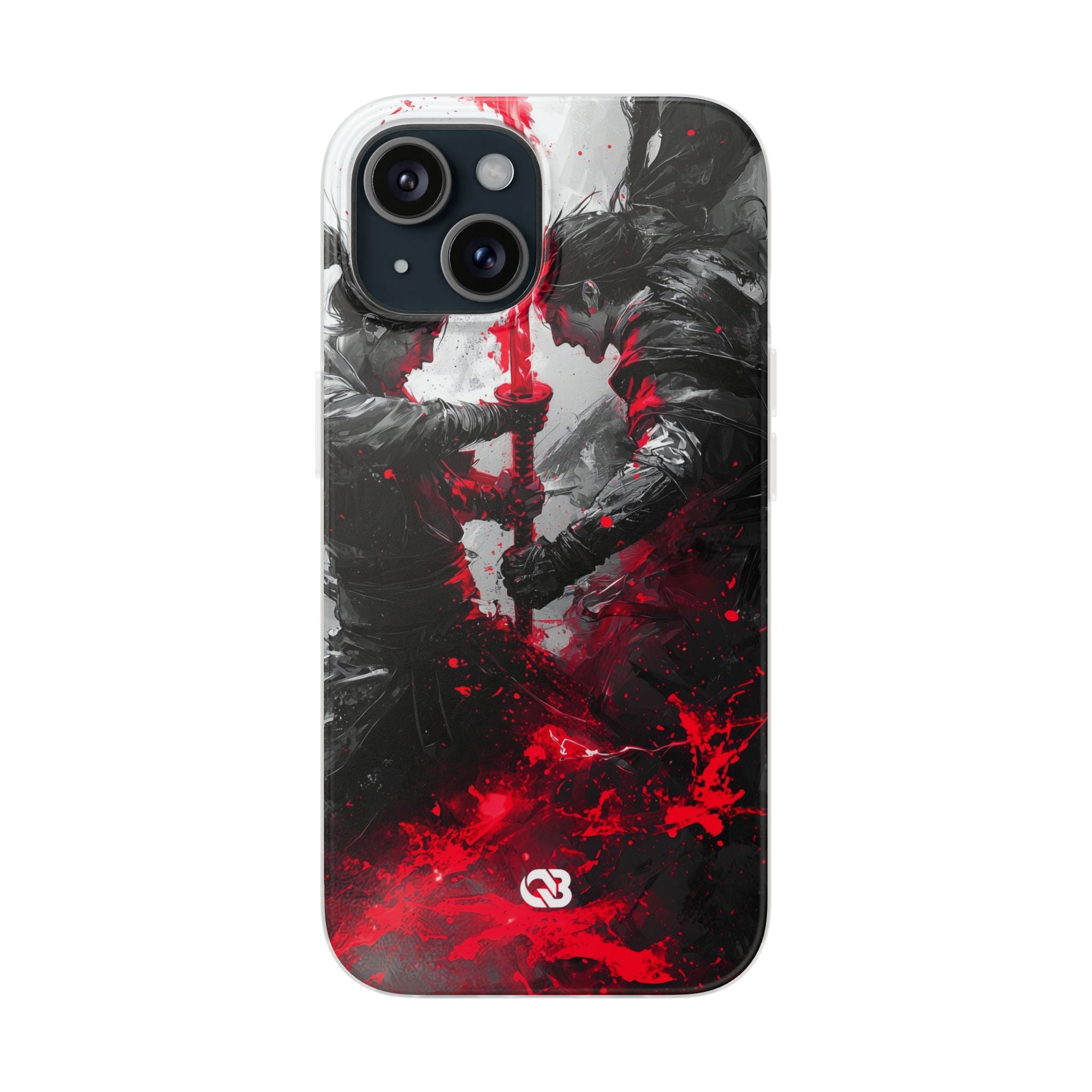 Shattered Crimson Duel · Soft Capa para iPhone