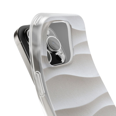 Sculpted Dune Relief · Lite Phone Case for iPhone ·  White