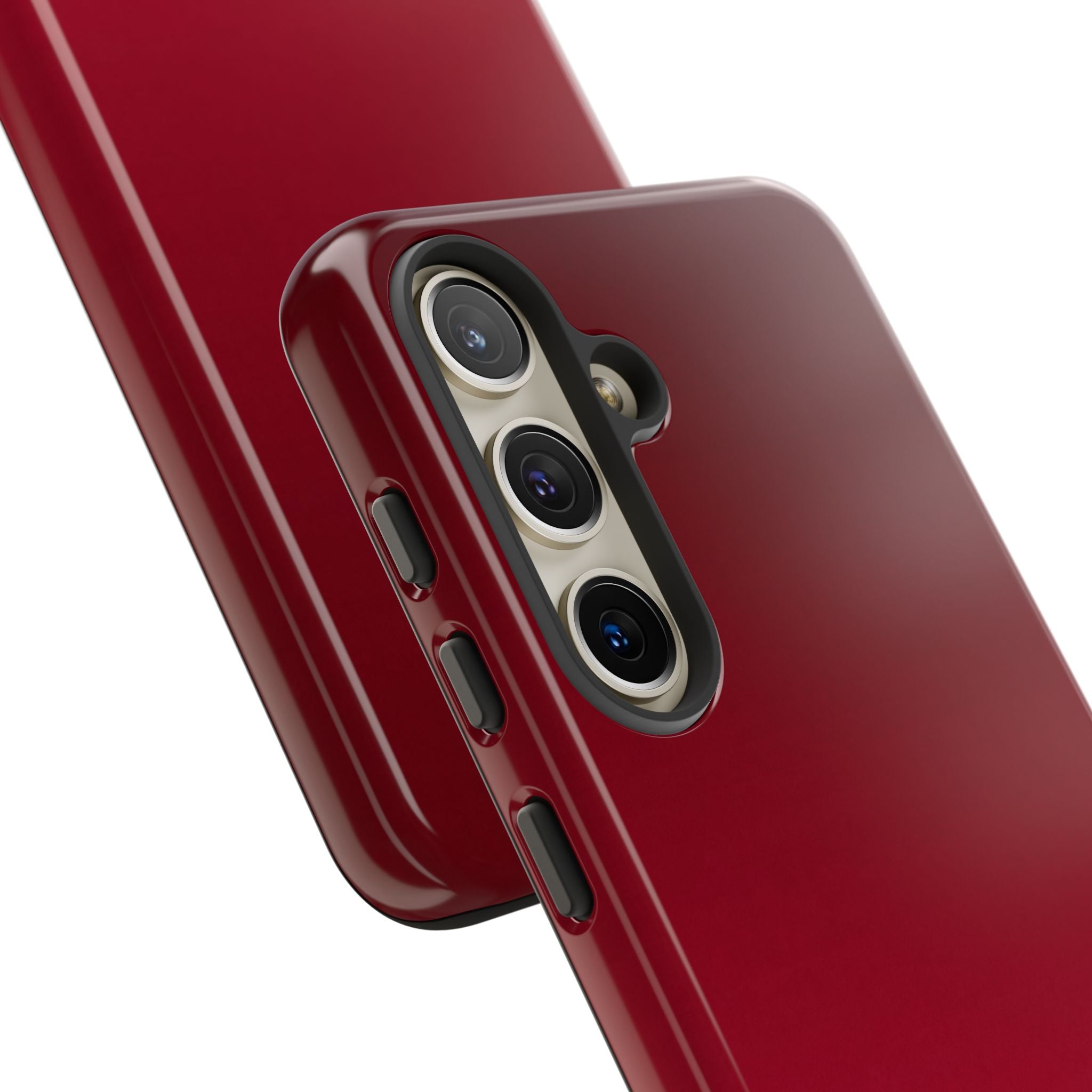 Red Tough Phone Case for Samsung - Crimson Velvet Fade