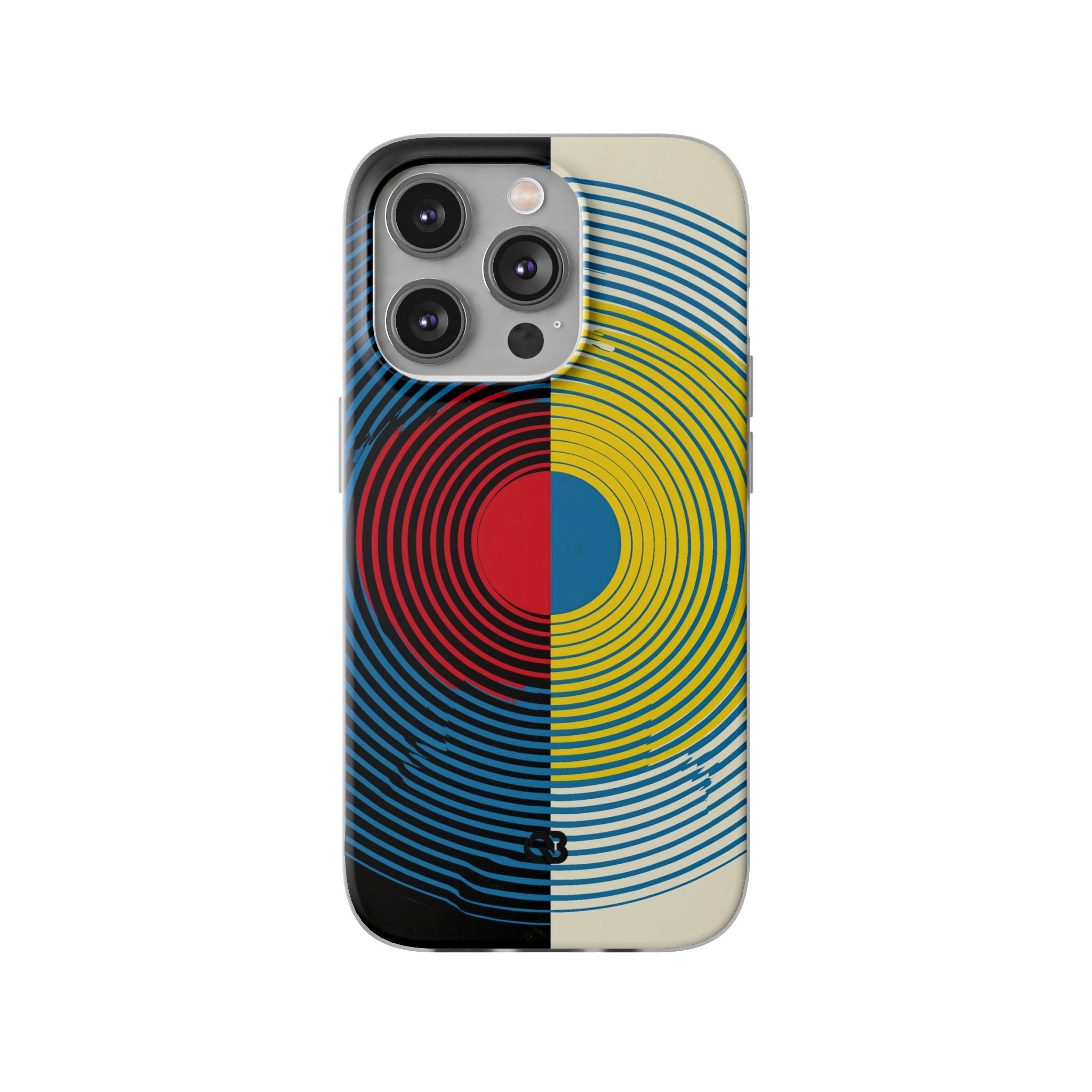 Blue Lite Phone Case for iPhone - Primary Circuit Orbit