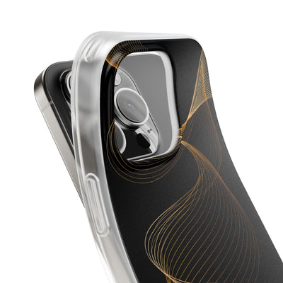 Gold Lite Phone Case for iPhone - Burnished Bronze Helix