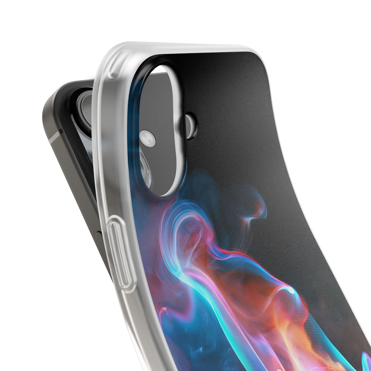 Neon Waveform · Lite Phone Case for iPhone ·  Black