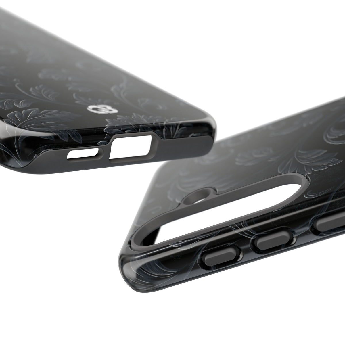 Obsidian Damask · Tough Phone Case for Samsung · Black