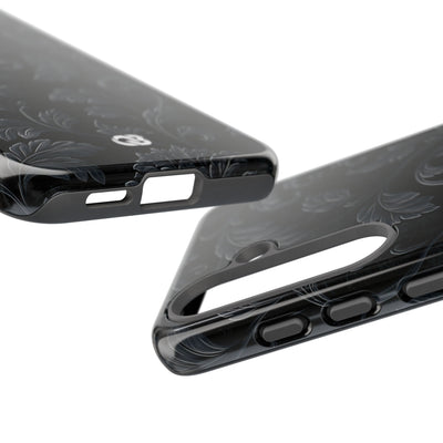 Obsidian Damask · Tough Phone Case for Samsung · Black