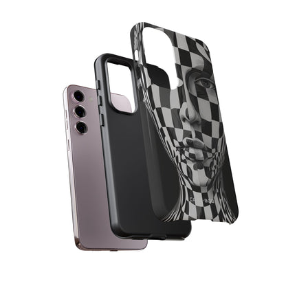 Checkered Face Samsung S23 Plus Case - Tough