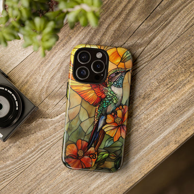 Amber Glass Hummingbird · Tough Phone Case for iPhone