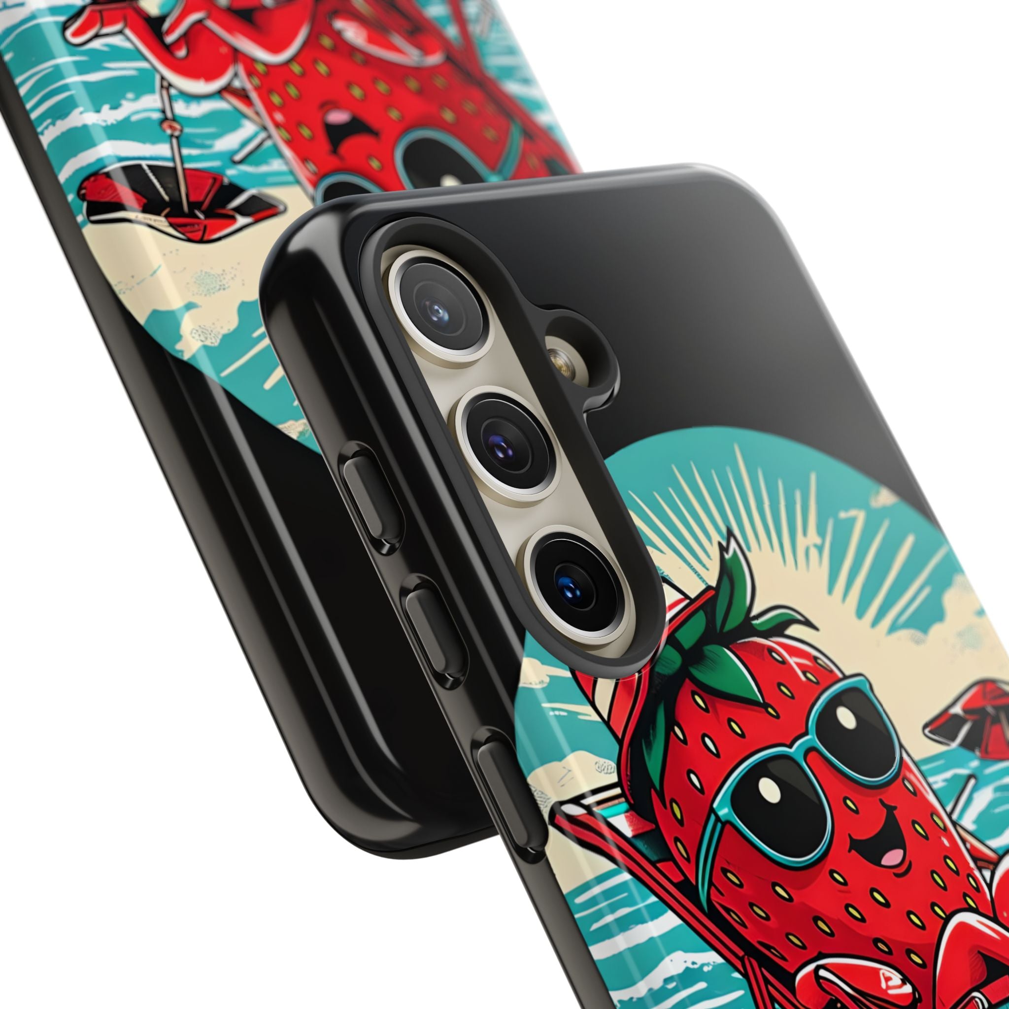 Retro Coastal Berry · Tough Mobilskal för Samsung