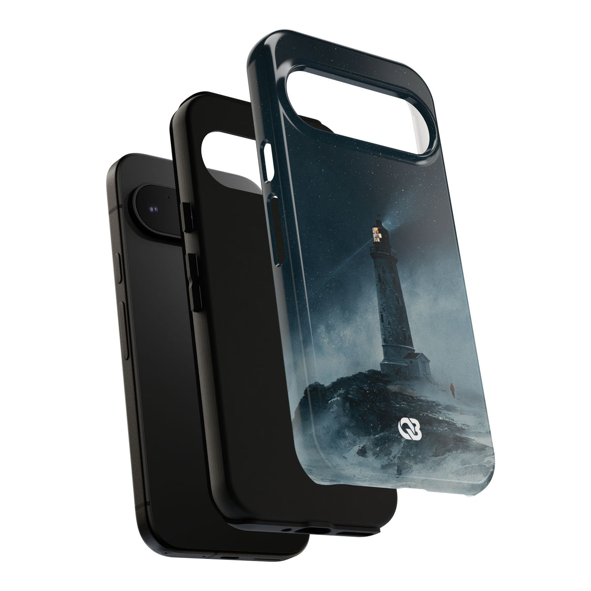 Nordic Coastal Beacon · Tough Phone Case for Pixel ·  Blue