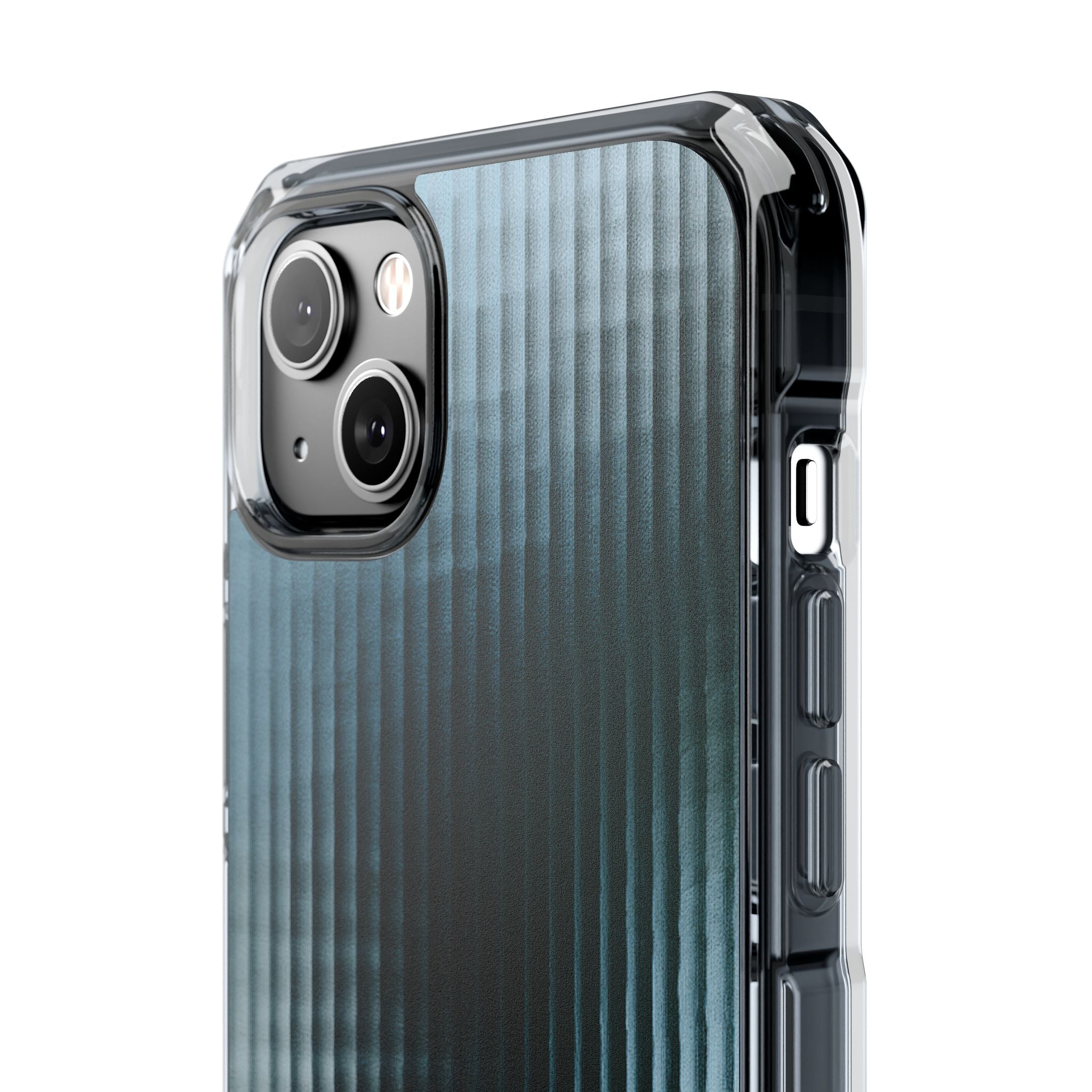 Blue Impact MagSafe Phone Case for iPhone - Glacial Reeded Glass