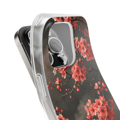 Dark Sakura Nocturne · Lite Phone Case for iPhone ·  Black