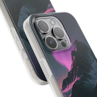 Arctic Aurora Summit · Lite Phone Case for iPhone ·  Black