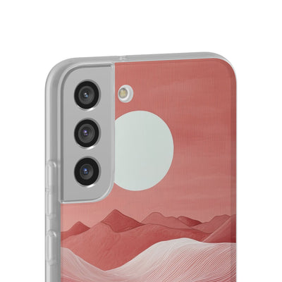 Crimson Dune Horizon · Soft Phone Case for Samsung