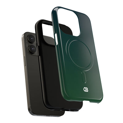 Green Tough 2.0 Magsafe Phone Case for iPhone - Midnight Pine Horizon