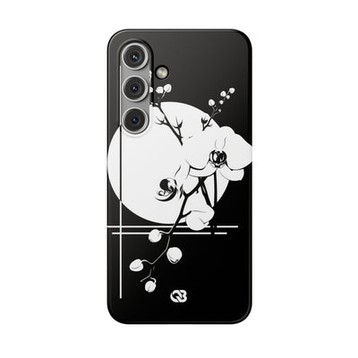 Black Lite Phone Case for Samsung - Lunar Orchid Grid