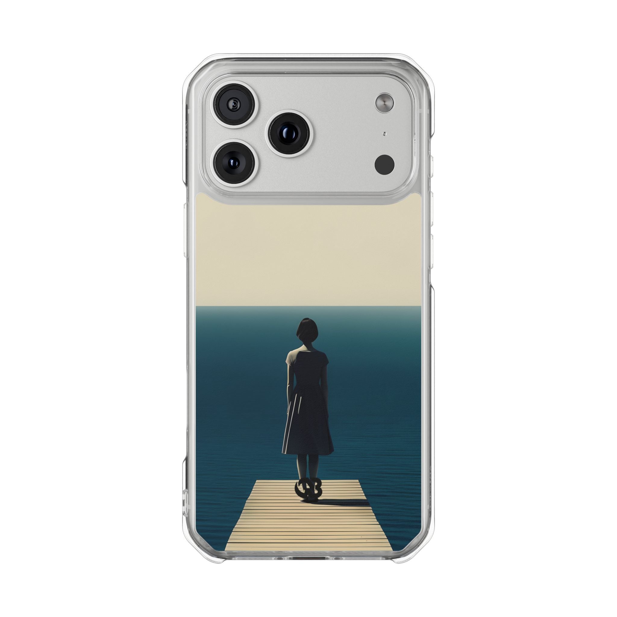 Solitary Blue Horizon · Impact Hoesje voor iPhone · Magsafe