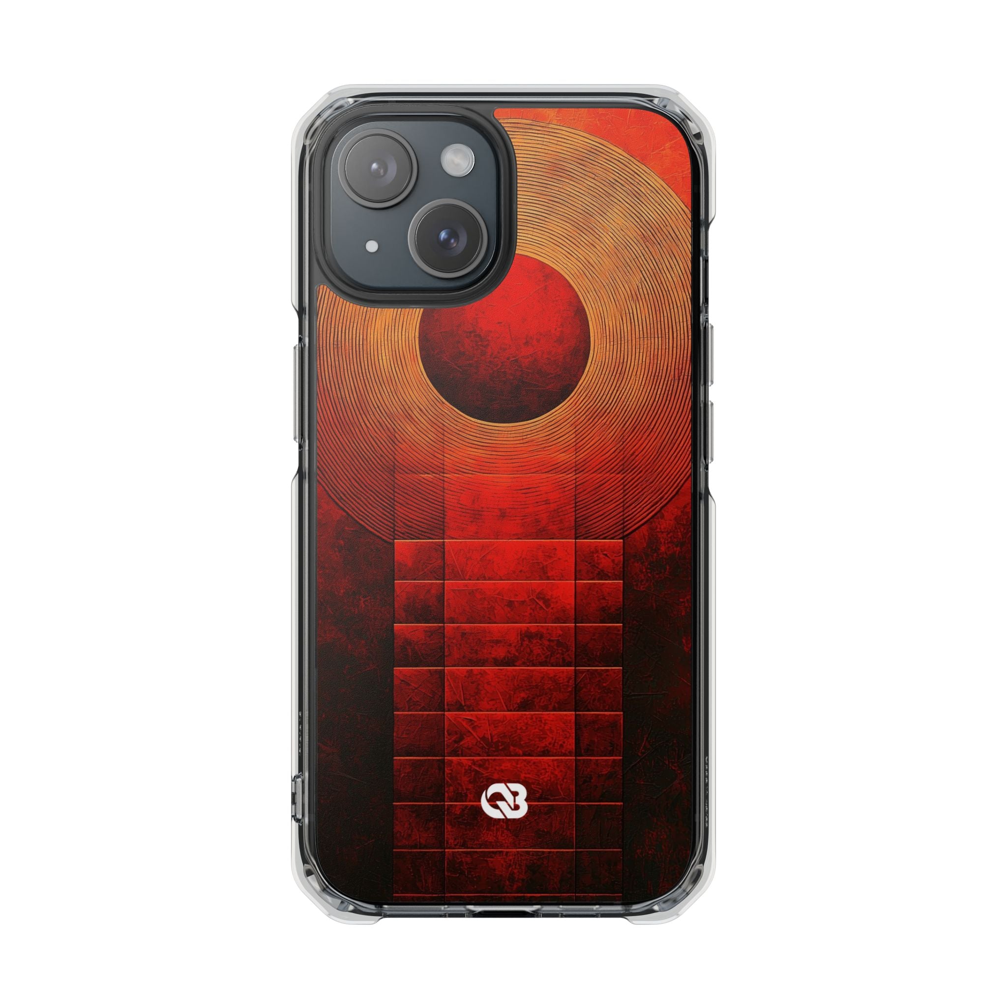 Crimson Solar Halo · Impact Phone Case for iPhone · Magsafe