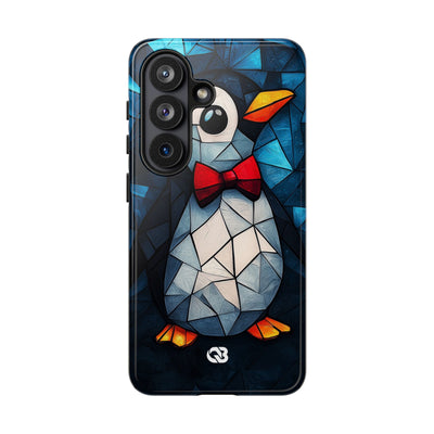 Mosaic Bowtie Penguin · Tough Hoesje voor Samsung