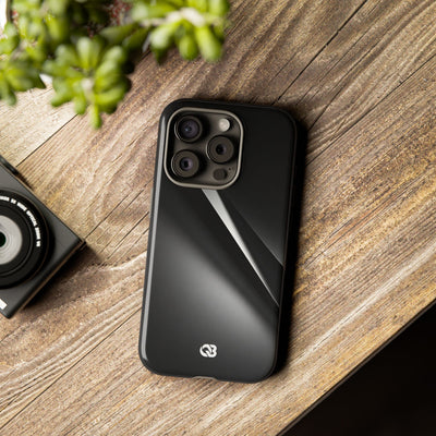 Obsidian Ridge · Tough Phone Case for iPhone · Black