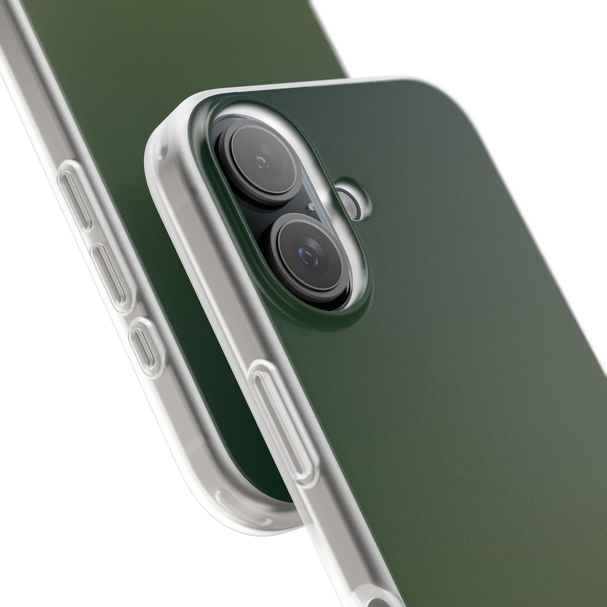 Green Lite Phone Case for iPhone - Shadow Moss Grain