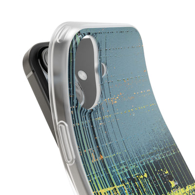 Acid Raster Circuit · Lite Phone Case for iPhone ·  Teal