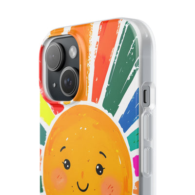 Vibrant Solar Smile · Soft Phone Case for iPhone