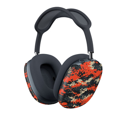 Signal Pixel Camo · Hard Case for AirPods Max · Orange