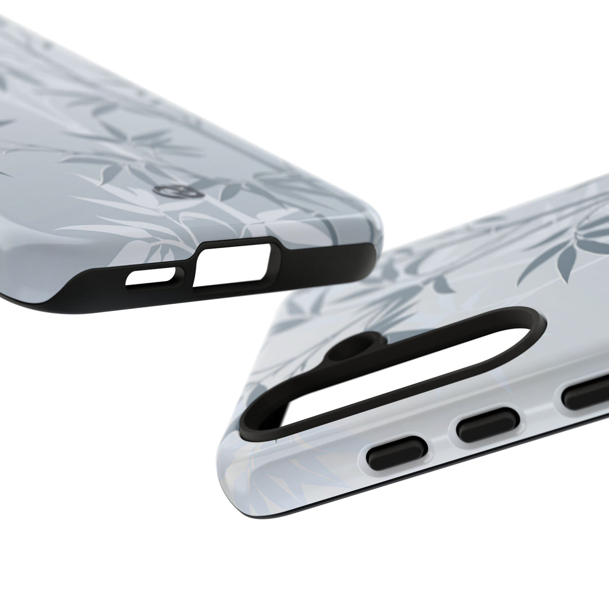 Misty Bamboo Grove · Tough Phone Case for Samsung · Blue